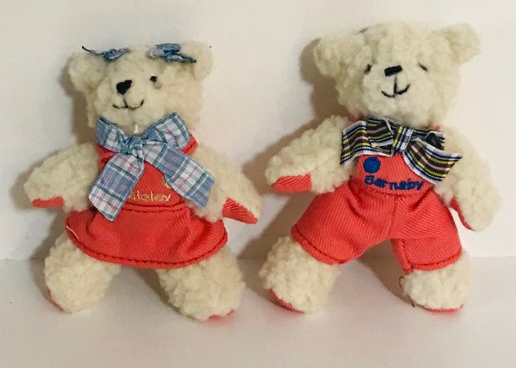 Baby Barnaby Bear with keychain