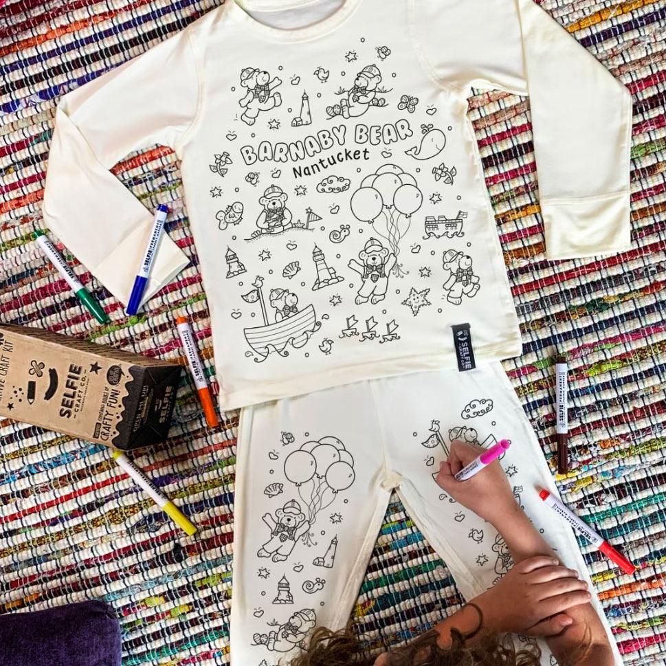 Selfie Craft Barnaby Bear PJ's