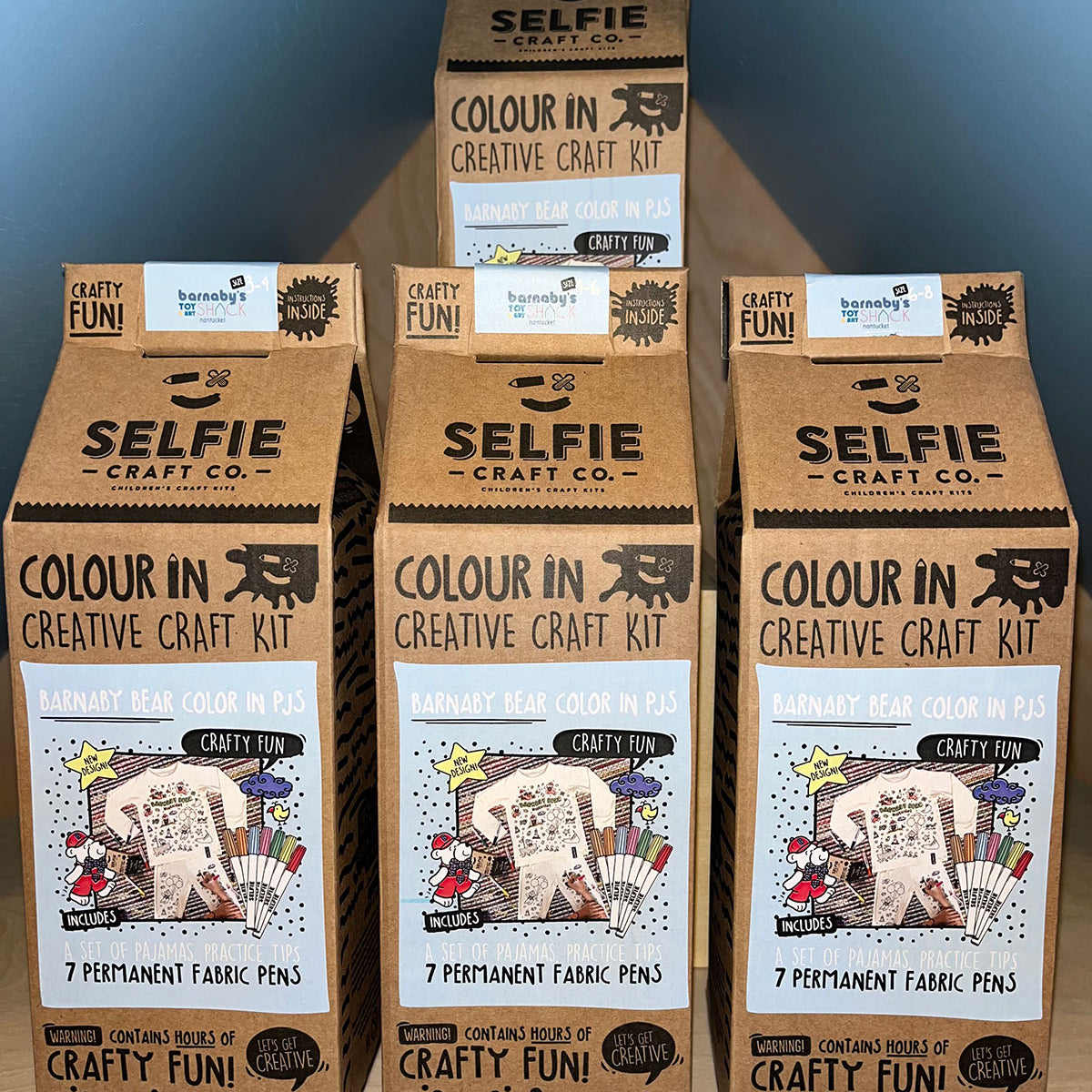 Selfie Craft Barnaby Bear PJ's Packaging